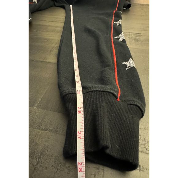 Tommy Hilfiger Sport Black Joggers Stars - Sz XS - Picture 9 of 12